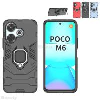 ราคา กรณี Xiaomi POCO M6 4G 2024 เคสโทรศัพท์สําหรับ POCO M6 Pro 4G Anti-knock เกราะ Hard PC แม่เหล็กดูดขาตั้งป้องกันฝาครอบโทรศัพท์ PocoM6Pro M6 Pro PocoM6 4G M6 POCO PocoM 6 (26603388312)