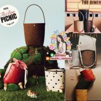ราคา Rally The Bag Whisper classic and Mini • Picnic,Hollywood Limited — กระเป๋าหนังทรง Bucket ลายโลโก้และมินิ️♦️♠️ (27265688525)