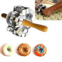 ราคา เครื่องมือกลิ้งโดนัท เครื่องตัดแป้ง แม่พิมพ์โดนัท ที่ตัดแป้งโดนัท เครื่องตัด 6ชิ้น (27623839967)