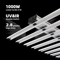 ราคา Hydroponics Led Grow Lamp Detachable Waterproof 1000W 8 Bars Strip Led Grow Light Bar Uv Ir (12895687065)
