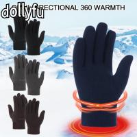 ราคา DOLLYFU Full Finger Mittens ถุงมือขนฟู สวมใส่ได้ทั้งขับรถและใช้กลางแจ้ง ในฤดูหนาว (50253729802)