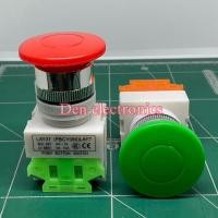 ราคา สวิตช์ ดอกเห็ด Emergency Switch กดติด-ปล่อยดับ คอ 22 มิล 2 คอนแทค NO,NC (50452429482)