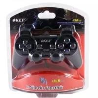 ราคา OKER จอยเกมส์ PC เดี่ยวสั่น รุ่น U-706 (สีดำ) (1042592453)
