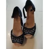 ราคา รองเท้า มือสอง TOMS แท้ เป็นหนังถัก พื้นนุ่ม สภาพสวยเท้า 37 ขนาด 24 นิ้ว (27707369166)