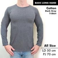 ราคา MENS T-SHIRTS, DISTRO T-SHIRTS, MENS T-SHIRTS, LONG SLEEVES, DARK GREY (40904969108)