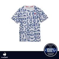 ราคา le coq sportif เสื้อเทรนนิ่ง ออกกำลังกาย ผู้ชาย สีขาว-น้ำเงิน (T-shirt, เสื้อยืด, เสื้อออกกำลังกาย) (25575840315)