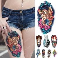ราคา กันน้ําชั่วคราว Tattoo สติกเกอร์ Mermaid ตุ๊กตาสาว Tattoos ผีเสื้อหมาป่า Skull Body Art แขนปลอม Tattoo ผู้หญิงผู้ชาย (26957448933)