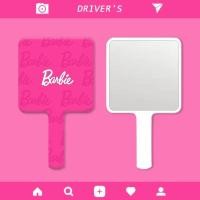 ราคา กระจกจับตุ๊กตาบาร์บี้สีชมพูกระจกแต่งหน้าแบบพกพาในกระเป๋ากระจกมือถือกระจกแบบพกพาหอพักหญิง อิน (41802175981)