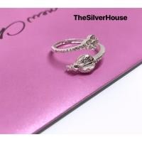 ราคา พร้อมส่ง‼️ แหวนไขว้เงินแท้ลายเต่าทอง (1883155804)