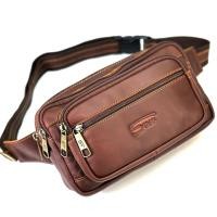 ราคา Chinatown leather คาดเอวสะพายอกหนังวัวแท้ซิปคู่หน้าสีน้ำตาลแทนฟอกฝาดสวย (25439187160)