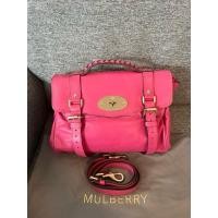 ราคา กระเป๋า Mulberry Alexa สี Rasberry Pink สภาพดี สวย หนังเป็นทรง (42050608993)