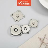 ราคา 10 ชิ้น กระดุมแม่เหล็กรูปพลัม ปิดทองแดง 14 มม. สําหรับเย็บมือ DIY กระเป๋าและกระเป๋าสตางค์ (27442753782)
