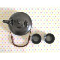 ราคา ชุดชาดินเผาป้านทรงจานบินสีดำ พร้อมจอก 2 ใบ ใหม่พร้อมกล่อง (24755557009)