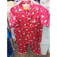 ราคา ชุดนอนขายาวผ้าแพร (98627413)