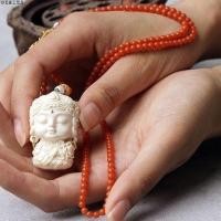 ราคา สร้อยข้อมือและสร้อยคอดีไซน์พิเศษ สีเขียว ธารามังกรน้อย กับลูกปัดและงาช้าง (51753581504)