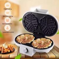 ราคา เครื่องวาฟเฟิลรูปหัวใจ เครื่องวาฟเฟิลแบบ 2 หัว (25694460422)