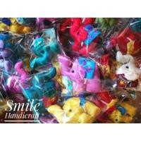 ราคา ((ขายส่ง แพ็ค 50 ตัว)) พวงกุญแจช้างผ้าไหมเทียม (1272967421)