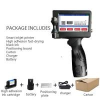 ราคา Handheld Smart Inkjet Printer Portable Automatic Date Printer Coding Machine Label Barcode QR Code (52702665427)