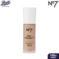 ราคา No7 นัมเบอร์เซเว่น สเตย์ เพอร์เฟ็ค ฟาวน์เดชั่น เอสพีเอฟ 30 วอร์ม เบจ 30 มล. (21741506825)