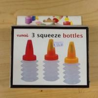 ราคา กระปุก+หัวบีบครีม 3สีพลาสติกใส 3pcs. (8929218050)