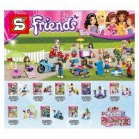 ราคา ตัวต่อ เลโก้จีน หุ่นFriends แพค8กล่อง (2077208981)