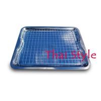 ราคา ส่งเร็ว ลดราคาพิเศษ สมอสเตนเลส ถาดสเตนเลสพร้อมตะแกรง พักของทอด ของแท้ 100% (4425745597)