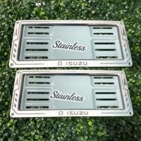 ราคา กรอบป้ายทะเบียนรถยนต์ISUZUกรอบป้ายทะเบียนสแตนเลสอย่างดีอีซูซุ (24961244909)