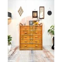 ราคา ตู้ทึบหวายเก็บของ ขนาดใหญ่ เฟอร์นิเจอร์ไม้หวาย ญี่ปุ่นมือสอง (41825156887)