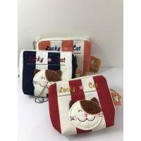 ราคา Lucky Cat กระเป๋าใส่เหรียญทรงสีเหลี่ยม (7805126871)