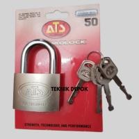 ราคา กุญแจคอสั้น 50 มม. กุญแจ ATS 4 คีย์ รั้วบ้าน (52251544309)