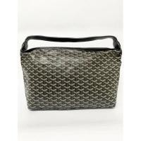 ราคา กระเป๋ามือสอง ลายกอยาด GOYARD PARIS Made in France สีดำ-น้ำตาล-เทา ขนาด 14 นิ้ว พร้อมส่ง (17658387024)