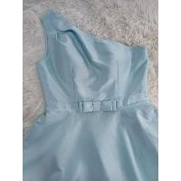 ราคา เดรสออกงาน เปิดไหล่ สีฟ้า (28951687794)