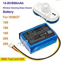 ราคา AC Cameron Sino 800mAh Glass Cleaning Robot Battery HB16815 for HOBOT 168, 188, 198, 268, 288 + replace tool and gifts (25551034488)