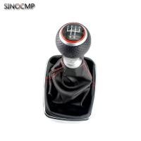 ราคา 5-Speed 12mm Car Gear Shift Knob w/Boot 1J0711113 For VW Bora MK4 Golf 4 Jetta 4 1998-2006 Red Car (50903149471)