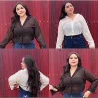 ราคา เสื้อคลุมผ้าชีฟอง(ครอปชีฟอง) (25543319925)