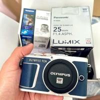 ราคา Olympus EPL 9 อดีตศูนย์ ครบกล่อง M.Zuiko 45 mm. F1.8 เลนส์ Panasonic Leica DG 25mm F1.4 ASPH (29463399333)