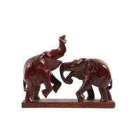 ราคา Natree elephant carving teak wood ช้างไม้แกะ ช้างไม้สัก ของตกแต่งบ้าน home decoration teak decor ตุ๊กตาสัตว์ หุ่นช้าง (2236193659)