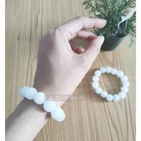 ราคา กำไลหิน กำไลหิน กำไลหิน สีขาว (3824502476)