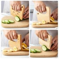 ราคา Wooden Kids Knife Cooking Toys Simulation Knives Cutting Fruit Vegetable Children Kitchen Pretend Play Toy Montessori Ed (26119089027)