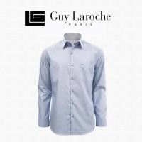 ราคา Guy Laroche เสื้อเชิ้ตคอปก สีฟ้า แขนยาวพิมพ์ลาย (27817912261)