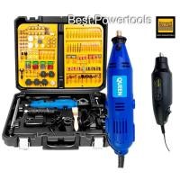 ราคา QUEEN ชุดเครื่องเจียร์สายอ่อนไฟฟ้า 235 วัตต์+เครื่องเจียร์มินิ 12V ปรับระดับได้ พร้อมอุปกรณ์ชุดใหญ่มีมากกว่า 350 ชิ้น (7499362596)