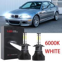 ราคา สําหรับ BMW E46 ปี 2004 - 1998 (ไฟหน้าไฟหน้ารถ) - CG YE HE cly LED ไฟหน้าหลอดไฟชุดแปลง 6000K 12-32V สีขาว 2PCS (50753484616)