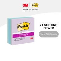 ราคา 3MTM Post-it Super Sticky Notes Blue Hour, 2x Sticking Power, 360 ชิ้น/แผ่น, 3x3in, สําหรับเตือน, รายการ to-do, และบันทึก (42774494356)