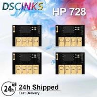 ราคา 728 ชิปตลับหมึก 728XL HP728 XL สำหรับเครื่องพิมพ์ HP DesignJet T730 T830 F9J68A F9J67A F9J66A F9J65A (55401245023)