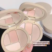 ราคา Facial Contour Comprehensive Palette Highlighter Blush Brightening Three-in-One Palette Commuter Makeup (56902745645)