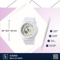 ราคา นาฬิกาข้อมือ Casio รุ่น BGA-131-7BDR Baby-G นาฬิกาข้อมือผู้หญิง สีขาว สายเรซิ่น (664557004)