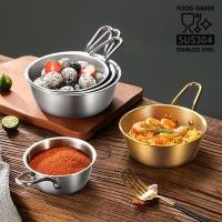 ราคา JAVIT สแตนเลสชามเกาหลี ชามมักกอลลี 2แบบ 2ขนาด! ถ้วยชามเกาหลี ชามเกาหลีมีหูจับ ถ้วยมักกอลลี ถ้วยเกาหลี (28452856518)