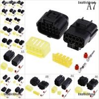 ราคา สินค้าขายดี อุปกรณ์ปลั๊กเชื่อมต่อสายไฟ กันน้ำ 1/ 2/ 3/ 4/ 6/ 8/ 10/ 12 Pin Way สำหรับรถยนต์ 1ชุด (6315522731)