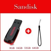 ราคา ✣◐usb 2.0 SanDisk Cruzer Blade Flash Drive 8GB / 16GB 32 GB 64GB Black (6689781775)