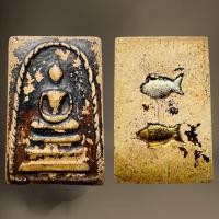 ราคา พระสมเด็จเนื้อผงหลังปลาตะเพียนคู่,พระสมเด็จ (23840333916)